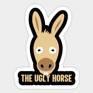 Funny Donkey Quote Sticker